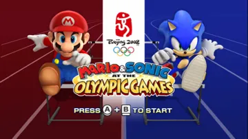 Mario & Sonic at the Olympic Games screen shot title
